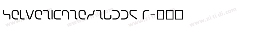 HelveticaTextbook R字体转换